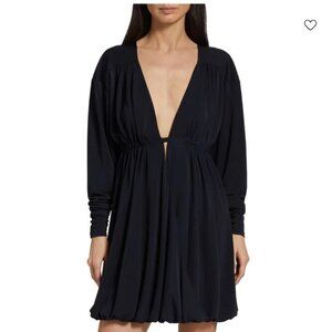 Cinq à Sept Destiny Plunge Mini Dress Navy NWT